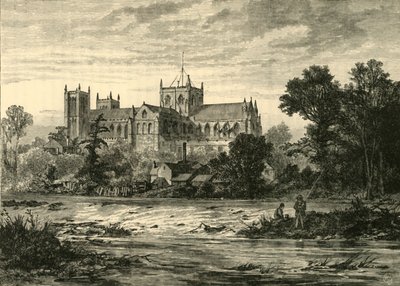 Ripon Minster, von Südosten, 1898 von Unbekannt
