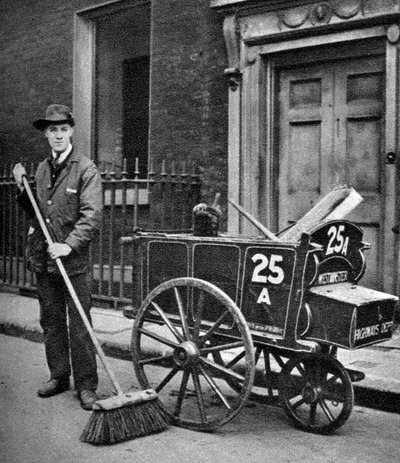 Straßenkehrer, London, 1926-1927 von Unbekannt