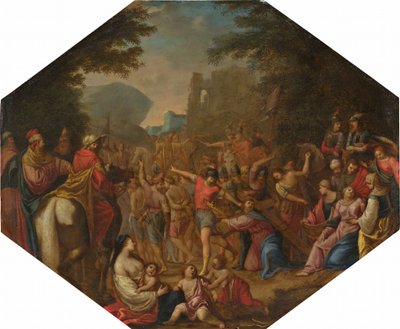 Der Weg nach Golgatha, 1615-1620 von Unbekannt