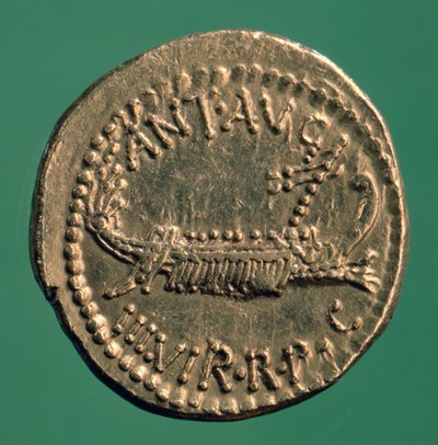 Römische Münze, Marc Antony Legionary Denarius, 32-1 v. Chr. von Unbekannt