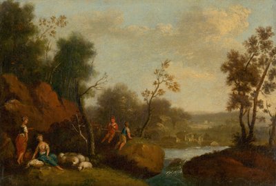 Romantische Landschaft von Unbekannt