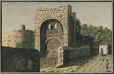 Rougemond Castle in Exeter, 18. Jahrhundert von Unbekannt