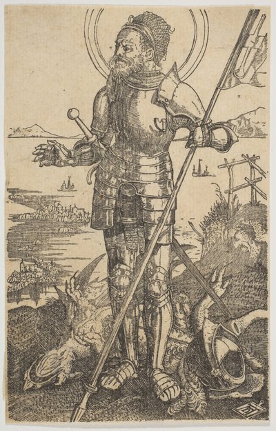 Heiliger Georg stehend, Kopie von Unbekannt