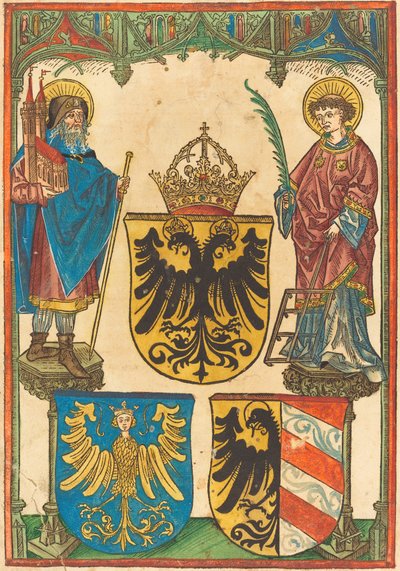Heiliger Sebaldus und Heiliger Laurentius, ca. 1480 von Unbekannt