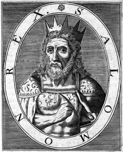 Salomon Rex. Porträt von König Salomo von Unbekannt