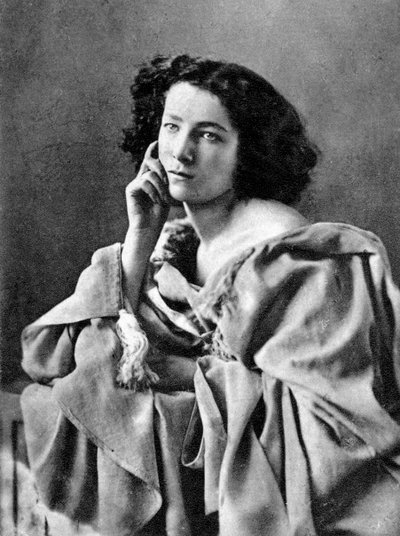Sarah Bernhardt, französische Schauspielerin, 1869 von Unbekannt