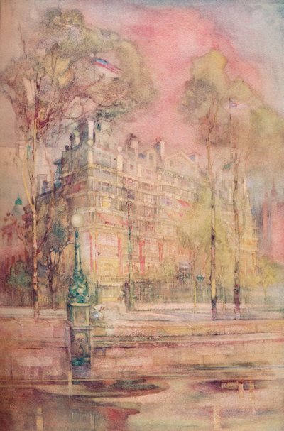 Savoy Hotel, London, um 1905 von Unbekannt