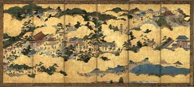 Szenen in und um Kyoto, ca. 1690 von Unbekannt