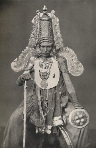 Schauspieler als Subrahmanya Kriegsgott, 1926 von Unbekannt