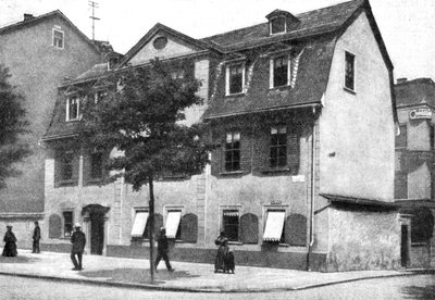 Schillers Haus, Weimar, Deutschland, 1922 von Unbekannt