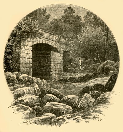 Shaugh Bridge, 1898 von Unbekannt