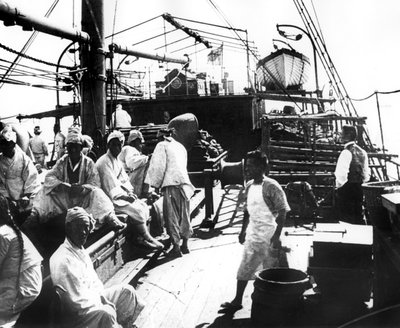 Schiff, Shanghai, China, 1900 von Unbekannt