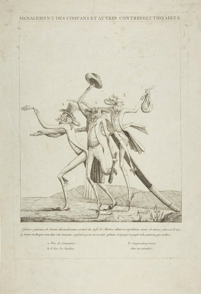 Signalement der Chouans und anderer Konterrevolutionäre von Unbekannt