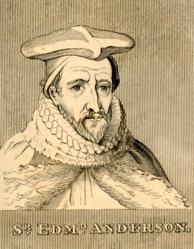 Sir Edmund Anderson, 1530-1605, 1830 von Unbekannt