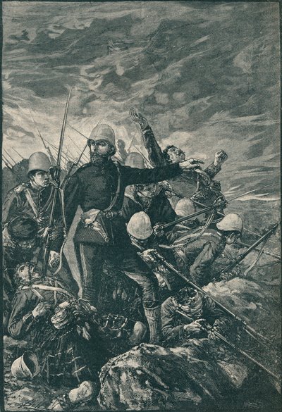 Sir George Colley am Majuba Hill, 1906 von Unbekannt