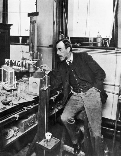Sir William Ramsay, schottischer Chemiker, ca. 1900 von Unbekannt