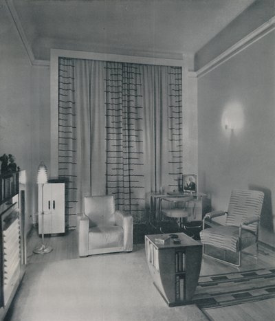 Wohnzimmer, 1933 von Unbekannt