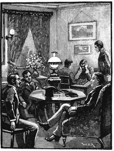 Wohnzimmer im YMCA, Exeter Hall, London, 1887 von Unbekannt