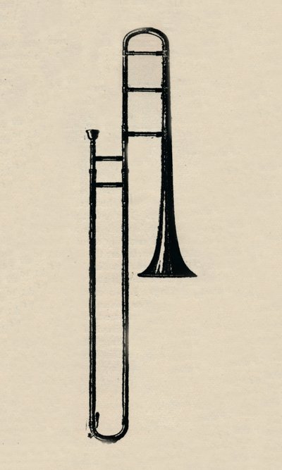 Zugposaune, 1910 von Unbekannt