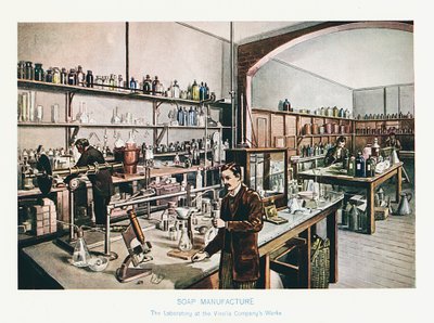 Seifenherstellung, um 1905 von Unbekannt