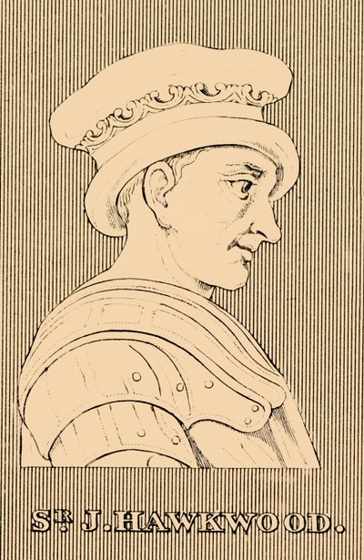 Sir John Hawkwood, c. 1323-1394 von Unbekannt