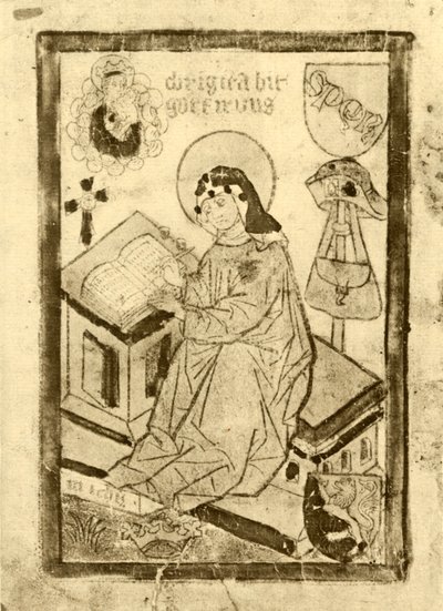 St. Birgitta von Schweden, 1915 von Unbekannt