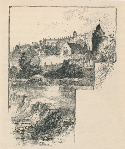 St. Georgs Kapelle vom Fluss, 1895 von Unbekannt