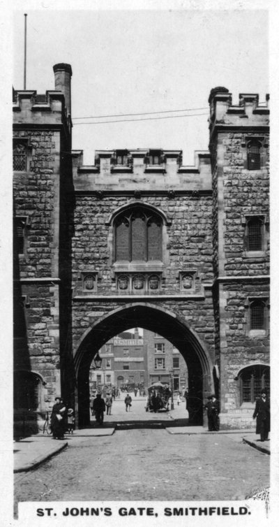 St Johns Gate, Clerkenwell, London, ca. 1920er Jahre von Unbekannt