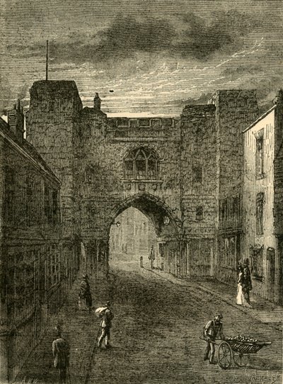 St. Johns Tor, Clerkenwell, ca. 1872 von Unbekannt