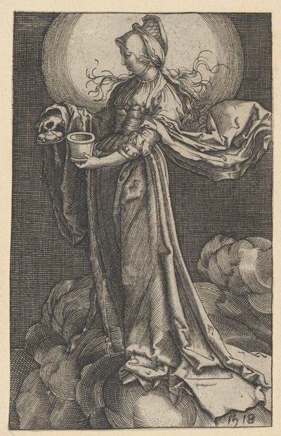 St. Maria Magdalena auf den Wolken (Kopie) von Unbekannt