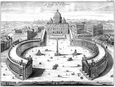 Petersdom, Rom, 1702 von Unbekannt