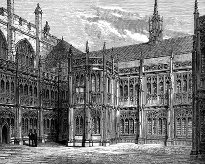 St. Stephens Kreuzgänge, Westminster Hall, London, 1900 von Unbekannt