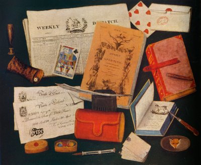 Stillleben, 19. Jahrhundert 1935 von Unbekannt