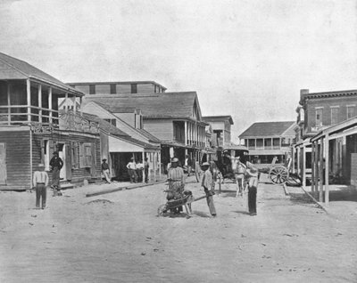 Straße in Key West, Florida, USA, ca. 1900 von Unbekannt
