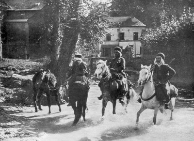 Sudanesische Kavallerie, Frankreich, 1915 von Unbekannt