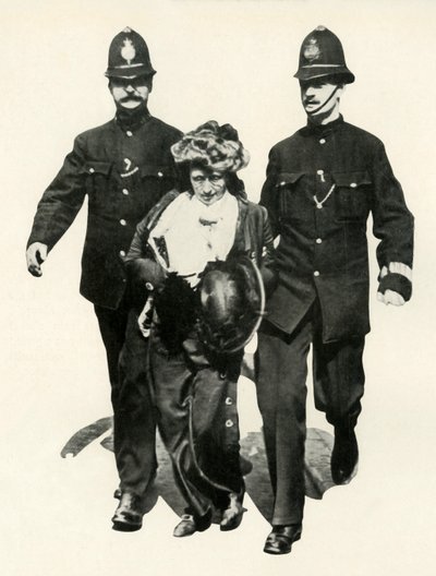 Suffragette wird verhaftet von Unbekannt