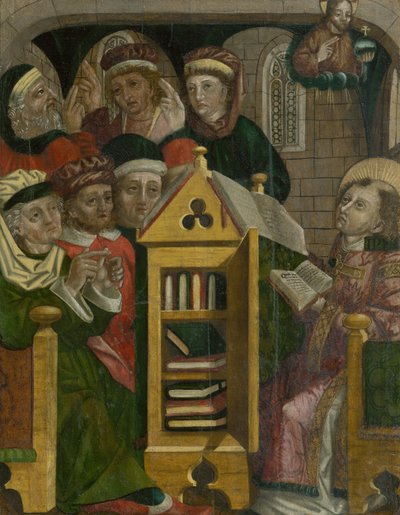 Hl. Stephanus, Protomärtyrer, unter Gelehrten von Unbekannt