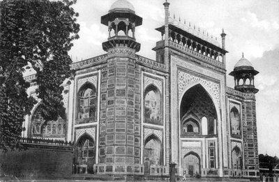 Taj Mahal Tor, Agra, 20. Jahrhundert von Unbekannt