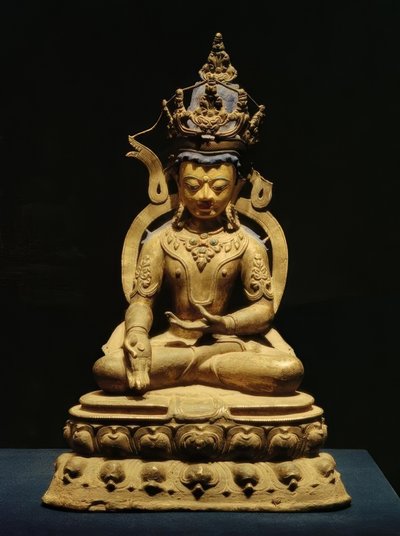 Tathagata Ratnasambhava / Skulptur, 1300 n. Chr. von Unbekannt