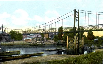 Teddington-Brücke, London, 20. Jahrhundert von Unbekannt