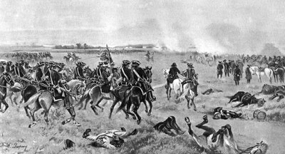 Die Schlacht von Malplaquet, 11. September 1709 von Unbekannt