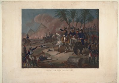 Die Schlacht bei den Pyramiden, 1800 von Unbekannt