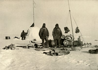 Der Bluff Depot, Februar 1909 von Unbekannt