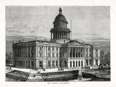 Das Kapitol, Sacramento, Kalifornien, USA, 1877 von Unbekannt