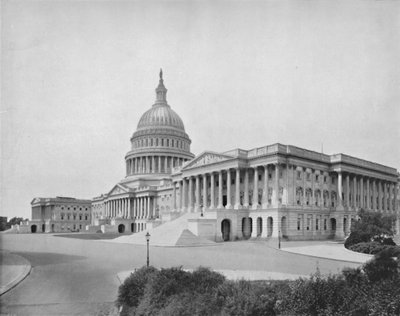 Das Kapitol, Washington, 19. Jahrhundert von Unbekannt