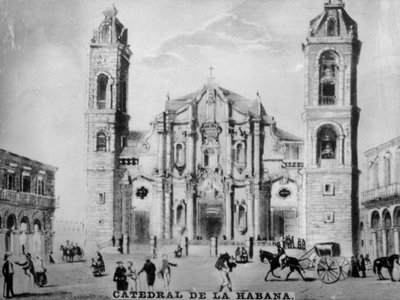 Die Kathedrale von Havanna, 1789, 1920er Jahre von Unbekannt
