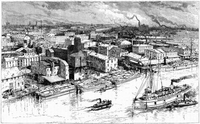 Die Stadt Buffalo von Unbekannt