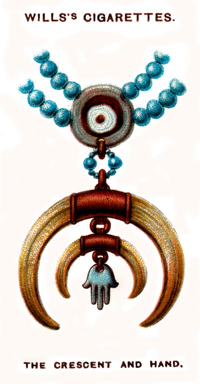 Der Halbmond und die Hand, 1923 von Unbekannt