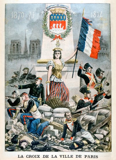 Das Kreuz der Stadt Paris, 1901 von Unbekannt