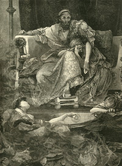 Der Tod des Sardanapalus, 1890 von Unbekannt